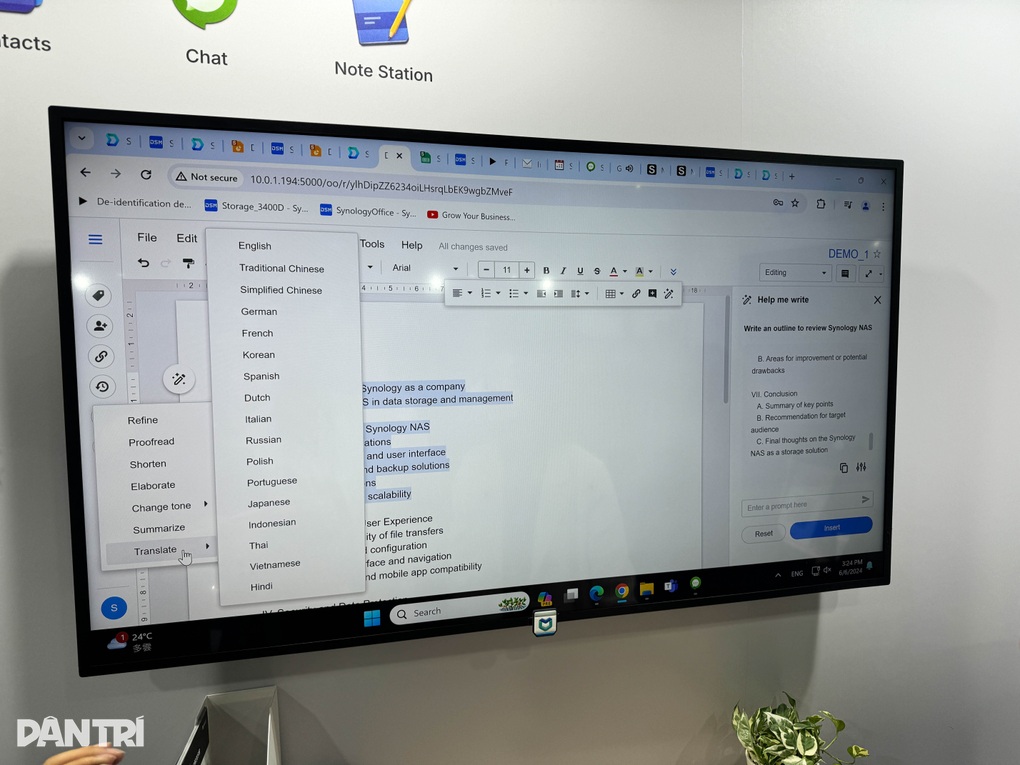 Computex 2024: Bộ công cụ văn phòng tích hợp AI - 4 Computex 2024: Bộ công cụ văn phòng tích hợp AI - 4