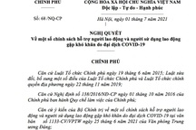 Toàn văn Nghị quyết 68/NQ-CP ngày 1/7/2021 của Chính phủ