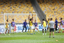 Malaysia hứng khởi trong buổi tập, sẵn sàng tiếp đón tuyển Việt Nam