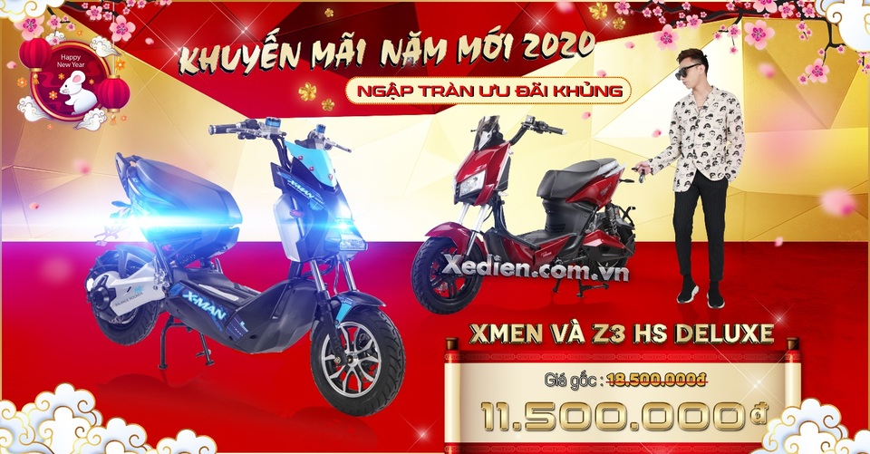 Thế Giới Xe Điện khuyến mãi tết cực khủng đón xuân Canh Tý 2020 - 3 Thế Giới Xe Điện khuyến mãi tết cực khủng đón xuân Canh Tý 2020 - 3