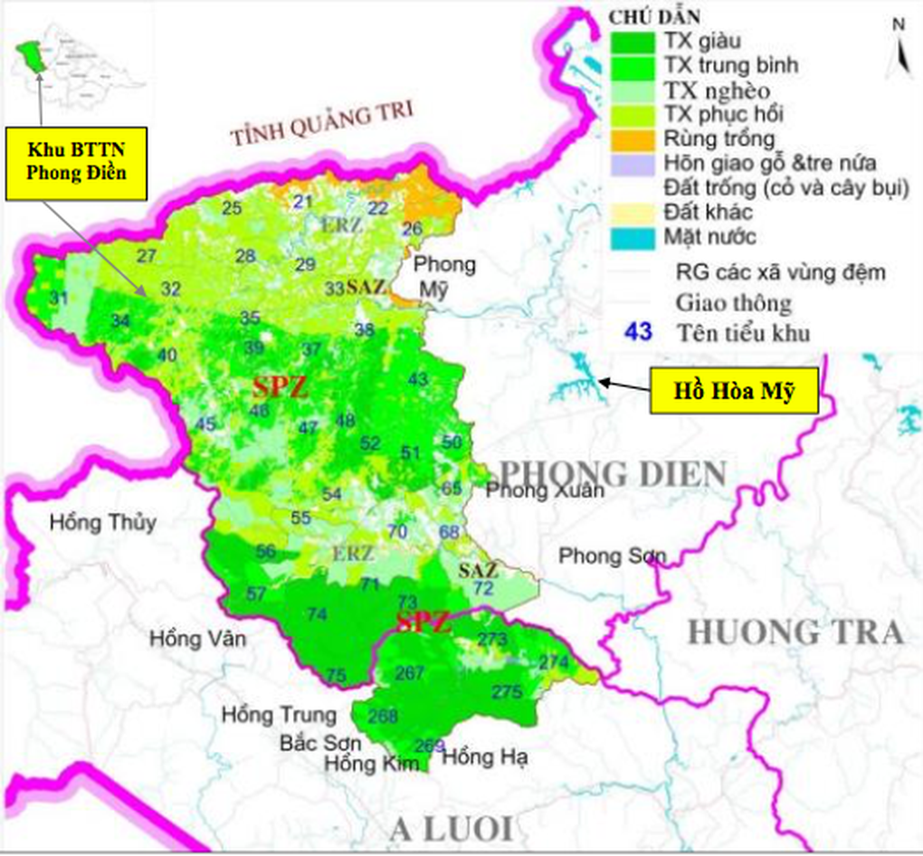 Mở rộng hồ chứa nước ở Thừa Thiên Huế ảnh hưởng trên 21ha rừng - 2 Mở rộng hồ chứa nước ở Thừa Thiên Huế ảnh hưởng trên 21ha rừng - 2