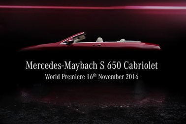 Mercedes-Maybach S650 Cabriolet chuẩn bị ra mắt