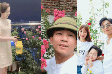 Mê mẩn khu vườn ngập tràn hoa lá của Khánh Thi, Duy Nam, Mai Ngọc