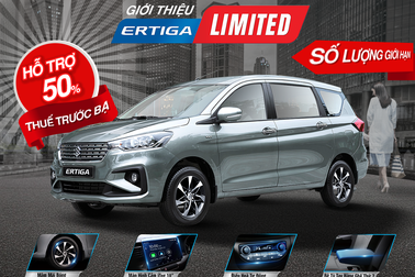 Hỗ trợ 50% thuế trước bạ khi mua ô tô Suzuki trong tháng 6