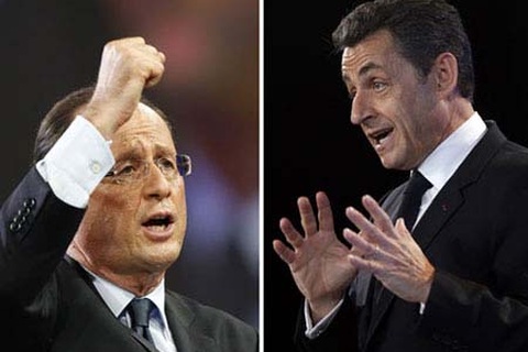 Sarkozy, Hollande “tố” nhau trong cuộc tranh luận nảy lửa  