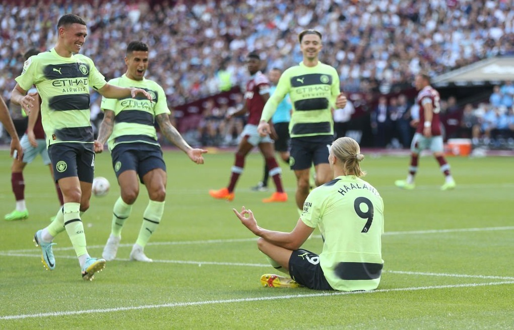 Haaland lập cú đúp, Man City thắng đẹp trên sân West Ham - 2 Haaland lập cú đúp, Man City thắng đẹp trên sân West Ham - 2