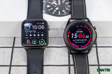 Mở hộp Galaxy Watch 3, so sánh cùng đối thủ Apple Watch