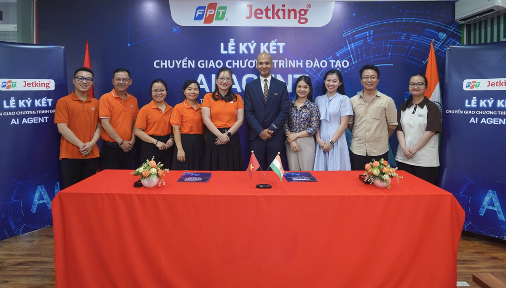 FPT hợp tác Jetking Ấn Độ chuyển giao chương trình đào tạo AI Agent - 3 FPT hợp tác Jetking Ấn Độ chuyển giao chương trình đào tạo AI Agent - 3