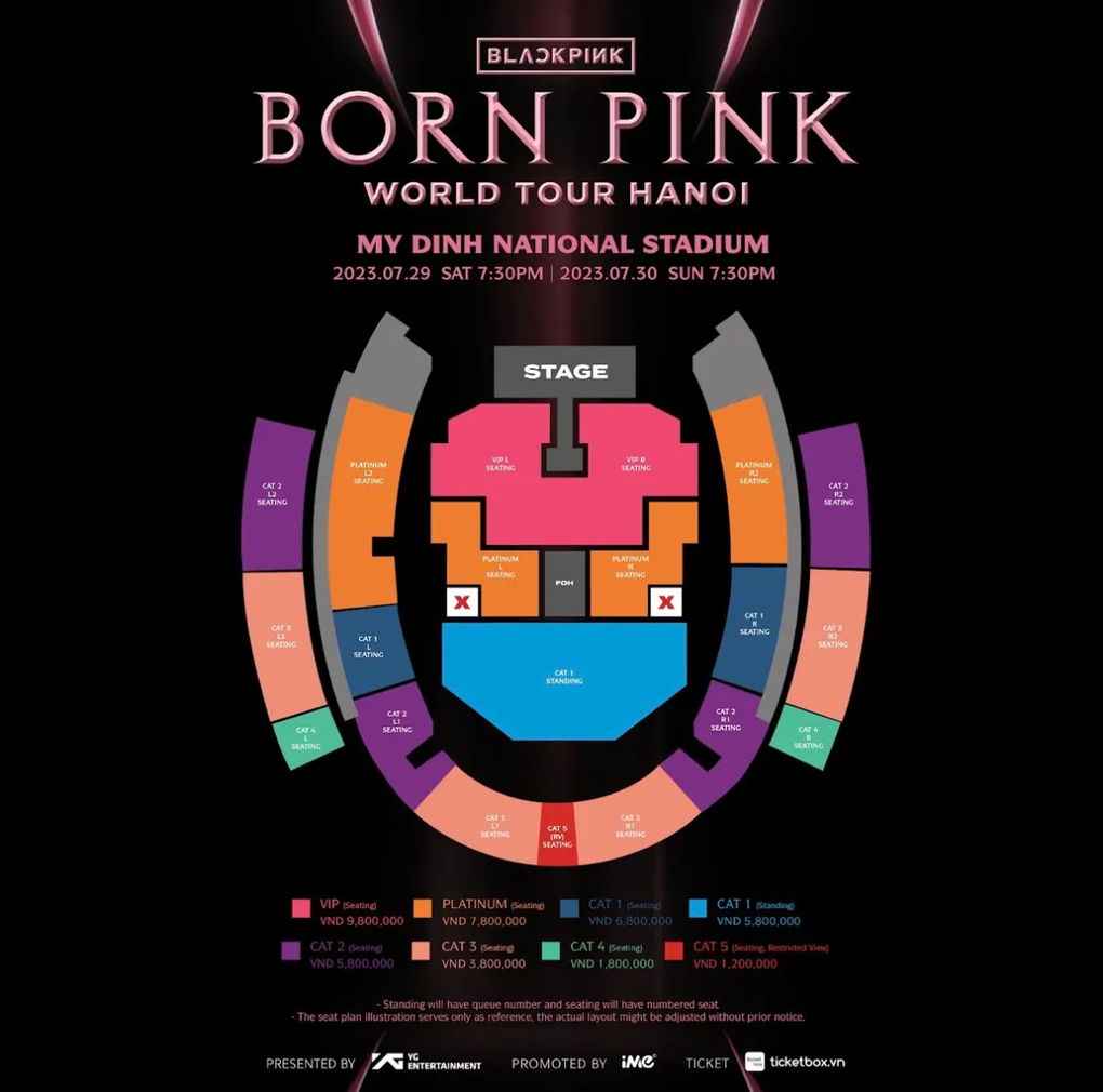 Thị trường chợ đen sôi nổi trên mạng: Vé V.I.P Blackpink có giá 17 triệu đồng - 1 Thị trường chợ đen sôi nổi trên mạng: Vé V.I.P Blackpink có giá 17 triệu đồng - 1