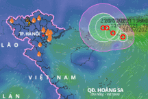 Biển Đông xuất hiện áp thấp nhiệt đới, cảnh báo thời tiết nguy hiểm