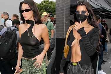 Loạt trang phục hở bạo, đa phong cách của Bella Hadid
