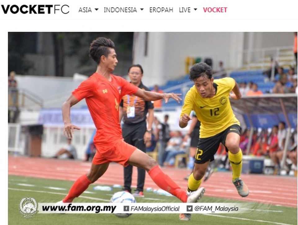 Báo Malaysia bất ngờ mỉa mai bóng đá trẻ Việt Nam - 1 Báo Malaysia bất ngờ mỉa mai bóng đá trẻ Việt Nam - 1