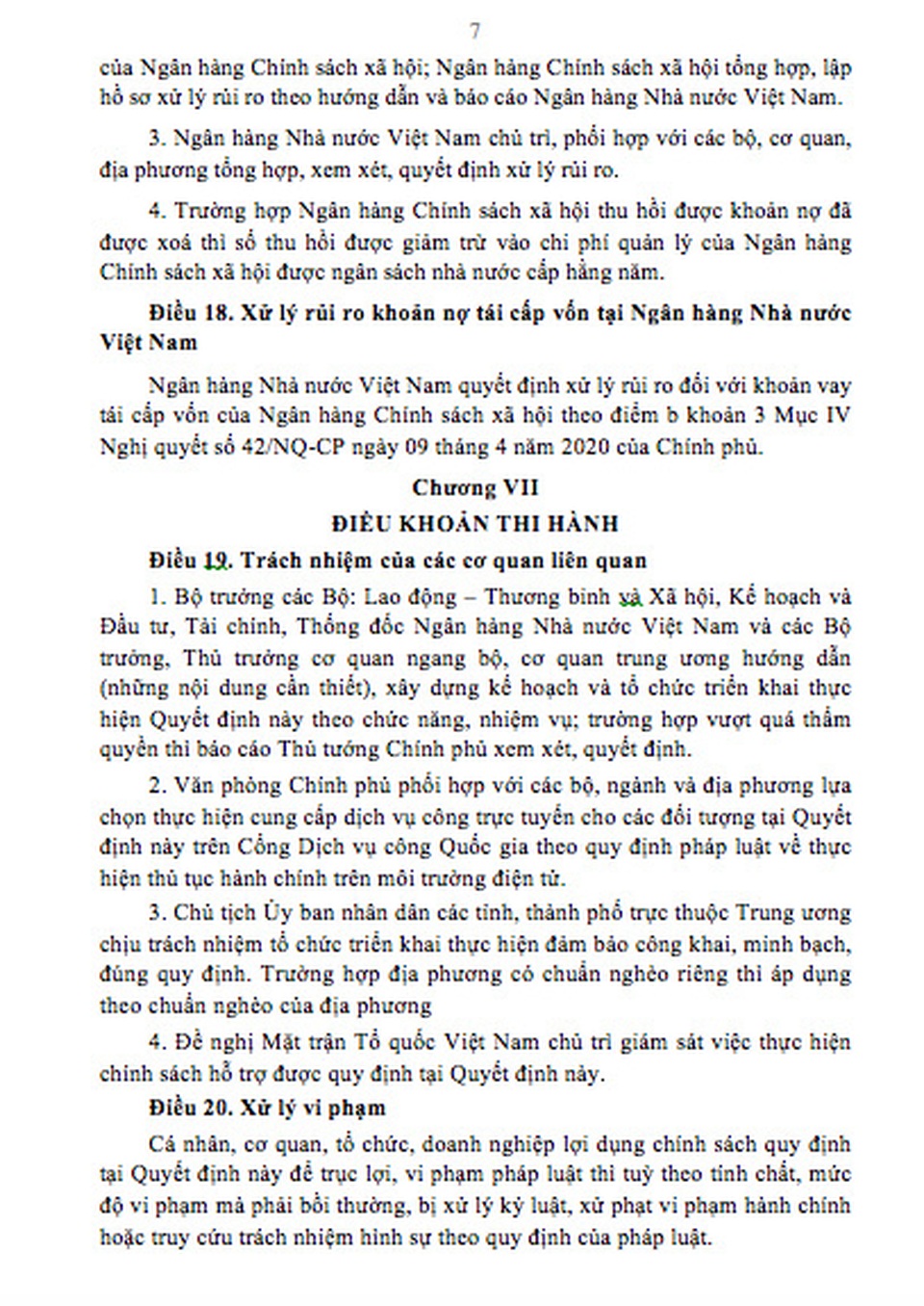 Quyết định quy định thực hiện hỗ trợ người dân gặp khó do dịch Covid-19. - 7 Quyết định quy định thực hiện hỗ trợ người dân gặp khó do dịch Covid-19. - 7