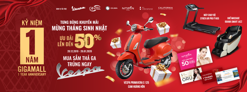 Sinh nhật trung tâm thương mại Gigamall có gì đặc biệt? - 1 Sinh nhật trung tâm thương mại Gigamall có gì đặc biệt? - 1
