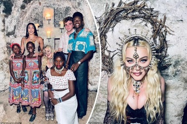 Madonna đăng bức ảnh hiếm hoi chụp cả 6 người con