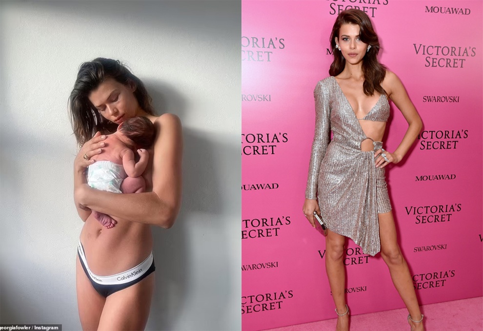 Siêu mẫu Victorias Secret khoe bụng phẳng sau khi sinh con ít ngày - 1 Siêu mẫu Victorias Secret khoe bụng phẳng sau khi sinh con ít ngày - 1