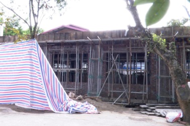 Tháo dỡ công trình ở khu nghỉ dưỡng khoáng nóng lấn chiếm đất thủy lợi