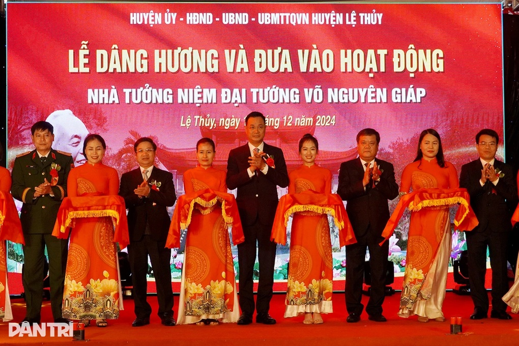 Khánh thành Nhà tưởng niệm Đại tướng Võ Nguyên Giáp - 1 Khánh thành Nhà tưởng niệm Đại tướng Võ Nguyên Giáp - 1