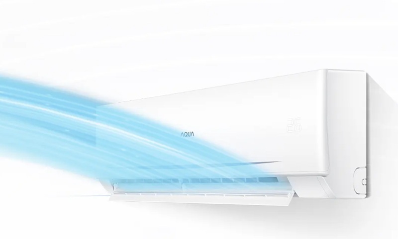 Điều hòa Aqua AQA-RV10QC2 giá chỉ hơn 5 triệu mà rất tiết kiệm điện, nhiều tính năng thông minh