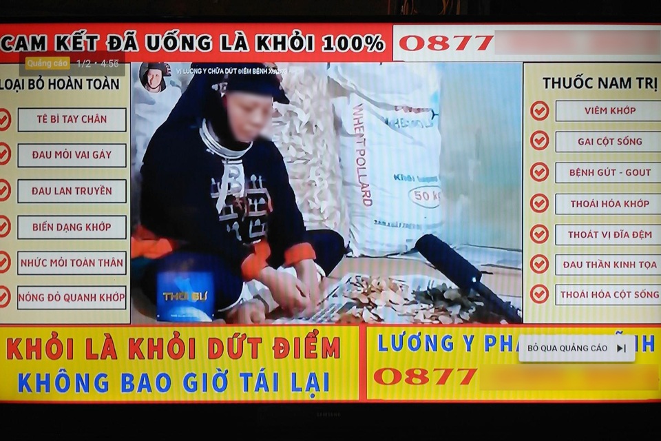 Ám ảnh với quảng cáo bà con gọi cho tôi trị xương khớp trên YouTube - 1 Ám ảnh với quảng cáo bà con gọi cho tôi trị xương khớp trên YouTube - 1