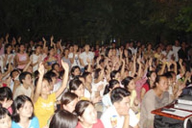 Sinh viên “thức cùng World Cup”