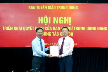 Công bố Quyết định bổ nhiệm đồng chí Bùi Trường Giang giữ chức Phó Trưởng Ban Tuyên giáo Trung ương