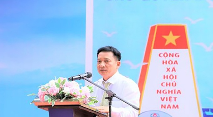 Phó Giám đốc Sở Thông tin và Truyền thông ông Nguyễn Quốc Hiệp phát biểu tại buổi khai mạc