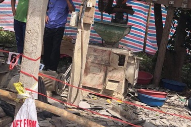 Nổ máy xay xát, 2 người tử vong tại chỗ