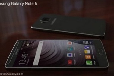 Ý tưởng thiết kế Galaxy Note 5 với màn hình 4K, khung viền kim loại