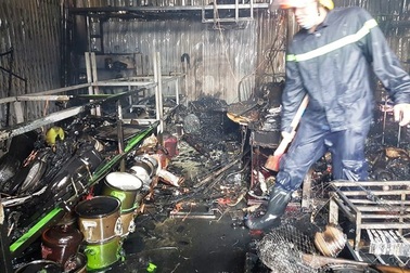 Thợ hàn gây cháy chợ Gián, hơn 9 tỷ đồng ra tro