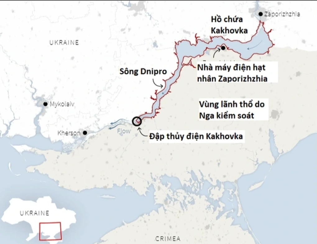 Ông Zelensky nêu phương án đối phó khẩn cấp sau thảm họa vỡ đập ở Kherson - 3 Ông Zelensky nêu phương án đối phó khẩn cấp sau thảm họa vỡ đập ở Kherson - 3
