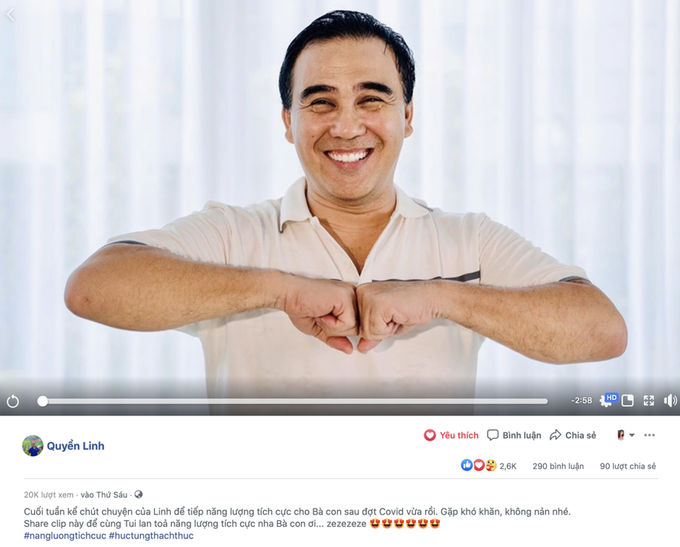 Thử thách lan toả năng lượng tích cực và những câu chuyện lần đầu mới kể của loạt sao Việt - 3 Thử thách lan toả năng lượng tích cực và những câu chuyện lần đầu mới kể của loạt sao Việt - 3