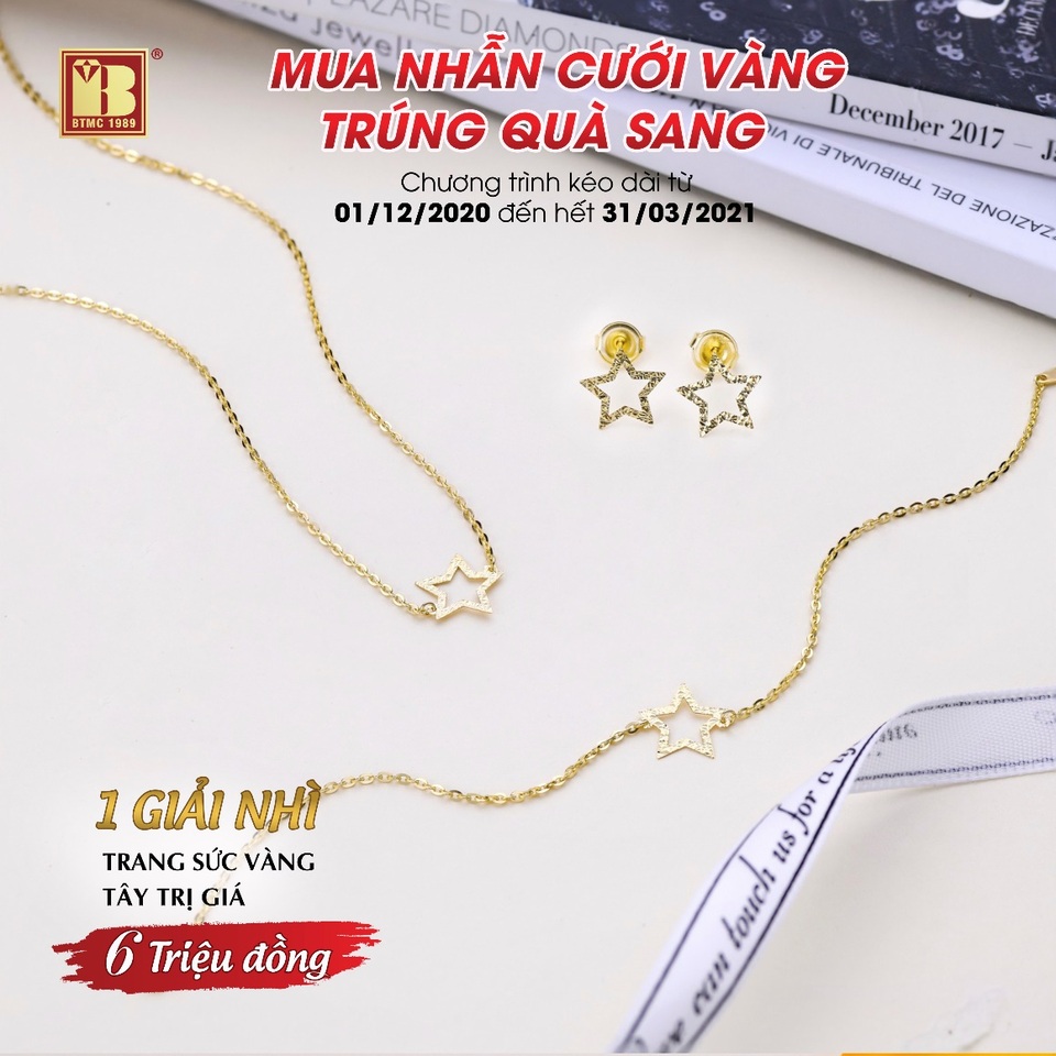 Mua nhẫn cưới vàng trúng quà sang đợt 2 tại Bảo Tín Minh Châu - 4 Mua nhẫn cưới vàng trúng quà sang đợt 2 tại Bảo Tín Minh Châu - 4