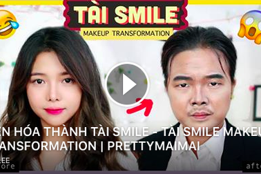 "Thánh hóa trang" lại khiến dân mạng trầm trồ với tạo hình Tài Smile