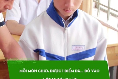 Mỗi môn chưa được 1 điểm đã... đỗ vào lớp 10 công lập