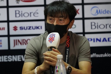 HLV Indonesia né câu hỏi muốn gặp đối thủ nào ở chung kết AFF Cup