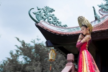 Hé lộ trang phục dân tộc của Trương Thị May