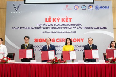 VinFast hợp tác đào tạo chuyên ngành cơ điện tử và kỹ thuật ô tô