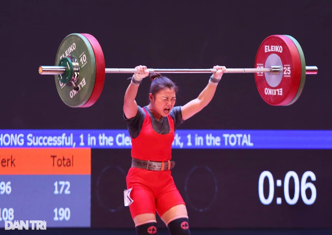 Đô cử Mỹ Phượng lập kỷ lục SEA Games ở hạng cân dưới 45kg - 1 Đô cử Mỹ Phượng lập kỷ lục SEA Games ở hạng cân dưới 45kg - 1