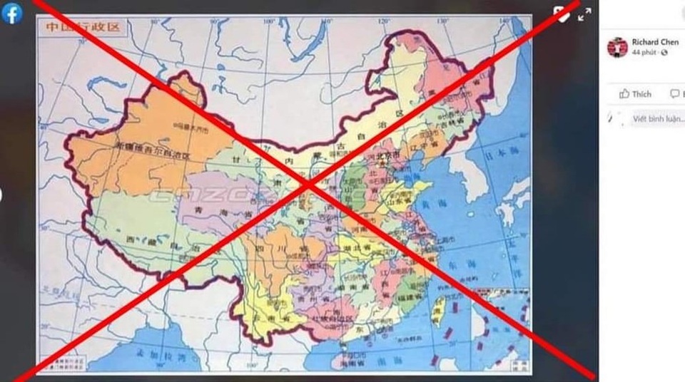 Phạt 1 người đăng tải hình ảnh bản đồ VN thể hiện sai chủ quyền QG - 1 Phạt 1 người đăng tải hình ảnh bản đồ VN thể hiện sai chủ quyền QG - 1