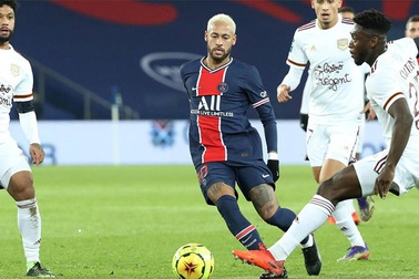 Neymar tỏa sáng, PSG vẫn bị cầm hòa đáng tiếc trên sân nhà