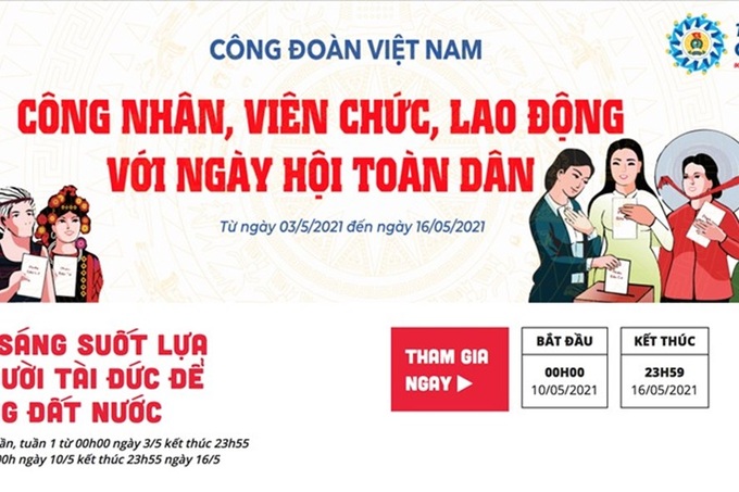 Gần 39.000 CNVCLĐ trả lời đúng 13/13 câu hỏi trắc nghiệm về bầu cử - Ảnh 1.