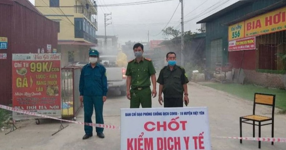 Bắc Giang giãn cách xã hội toàn huyện Việt Yên - 1 Bắc Giang giãn cách xã hội toàn huyện Việt Yên - 1