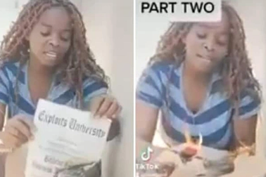 Cô gái trẻ ở Malawi đốt bằng đại học vì thất nghiệp