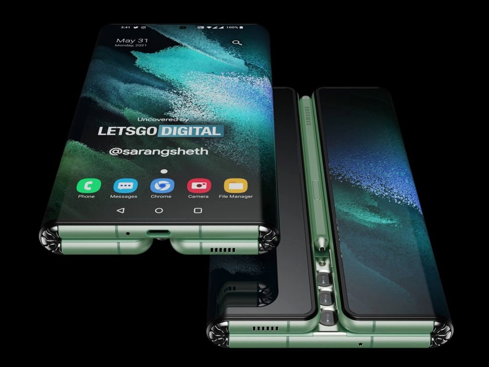 Lộ thiết kế máy tính bảng màn hình gập 3 độc đáo của Samsung - 9 Lộ thiết kế máy tính bảng màn hình gập 3 độc đáo của Samsung - 9