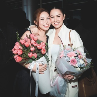 "Mỹ nhân đẹp nhất Philippines" đến Việt Nam, fan quây kín tại sân bay - 5