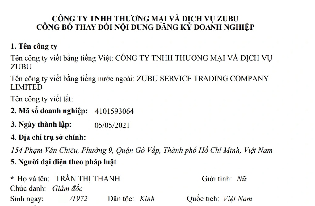 Danh tính công ty bán sản phẩm giảm cân do DJ Ngân 98 quảng cáo - 1 Danh tính công ty bán sản phẩm giảm cân do DJ Ngân 98 quảng cáo - 1