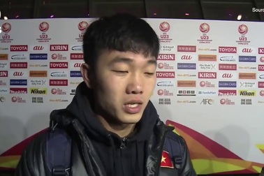 Xuân Trường trả lời phỏng vấn AFC sau trận chung kết U23 châu Á