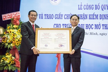 Thêm một đại học đạt chuẩn kiểm định chất lượng của Bộ GD-ĐT
