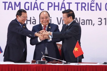 Việt Nam - Lào - Campuchia tuyên bố chung về hợp tác Tam giác phát triển